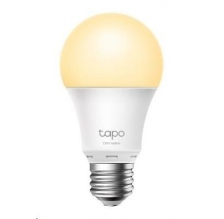 TP-Link Tapo L510E chytrá WiFi stmívatelná LED žárovka (bílá,2700K,806lm,2,4GHz,E27)