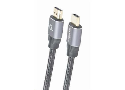 GEMBIRD Kabel HDMI 2.0, 1m, opletený, černý, blister