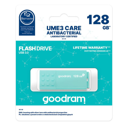 GOODRAM Flash Disk 128GB UME3 CARE, USB 3.0 GOODRAM Flash Disk 128GB UME3 CARE, USB 3.0