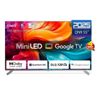 CHiQ M55QN9V TV 55", UHD MiniLED  Google TV DLG 120 Hz
