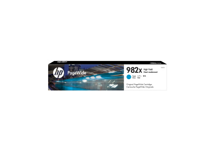 HP 982X High Yield Cyan Original PageWide Cartridge (16,000 pages) HP 982X High Yield Cyan Original PageWide Cartridge (16,000 pages)