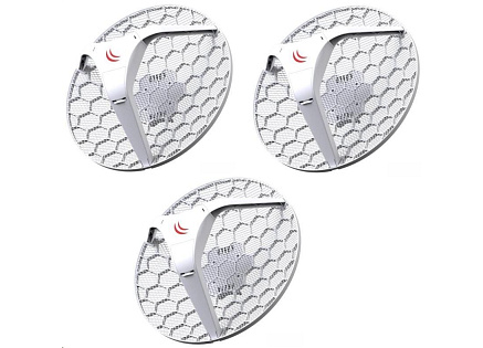 MikroTik LHG 5 (RBLHG-5nD-3), 3-PACK, 600MHz CPU, 64MB RAM, 1x LAN, 5GHz Wi-Fi, 25dBm, ant. 2x24dBi, 802.11a/n, vč. L3 MikroTik LHG 5 (RBLHG-5nD-3), 3-PACK, 600MHz CPU, 64MB RAM, 1x LAN, 5GHz Wi-Fi, 25dBm, ant. 2x24dBi, 802.11a/n, vč. L3