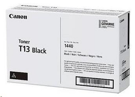 Canon TONER T13k černá pro i-SENSYS X 1440iF,1440i,1440P,1440Pr (10 600 str.)