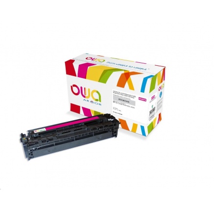 OWA Armor toner pro HP Color Laserjet Pro 200 M251, M276, 1800 Stran, CF213A, červená/magenta OWA Armor toner pro HP Color Laserjet Pro 200 M251, M276, 1800 Stran, CF213A, červená/magenta