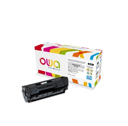 OWA Armor toner pro HP Laserjet 1010, 1012, 1015, 1020, 1022, 4000 Stran, Q2612A JUMBO, černá/black OWA Armor toner pro HP Laserjet 1010, 1012, 1015, 1020, 1022, 4000 Stran, Q2612A JUMBO, černá/black