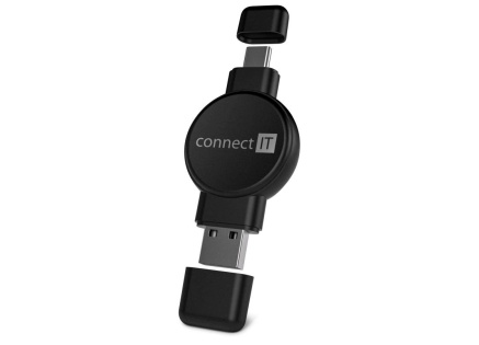 CONNECT IT Bezdrátová nabíječka WatchTravelCharge pro Apple a Samsung Watch, Černá CONNECT IT Bezdrátová nabíječka WatchTravelCharge pro Apple a Samsung Watch, Černá