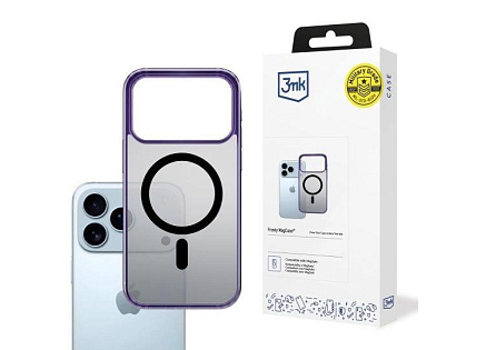 3mk ochranný kryt Frosty MagCase Purple pro Apple iPhone 17 Pro Max
