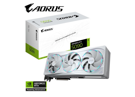 GIGABYTE VGA NVIDIA GeForce RTX 5090 STEALTH ICE 32G, 32G GDDR7, 3xDP, 1xHDMI