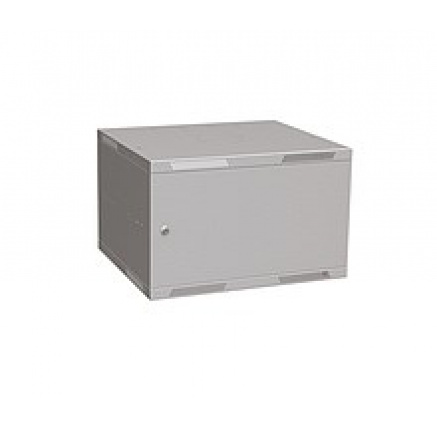 Solarix rozvaděč nástěnný skládaný SENSA LITE 6U 450mm, dveře plech, RAL 7035, SENSA-L-6U-545-21-G