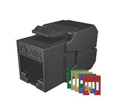 Solarix Samořezný keystone CAT6 UTP SXKJ-6-UTP-RAL-SA, RAL FIT moduly, SECURE CAP, Component Level a 4PPoE certifikace Solarix Samořezný keystone CAT6 UTP SXKJ-6-UTP-RAL-SA, RAL FIT moduly, SECURE CAP, Component Level a 4PPoE certifikace