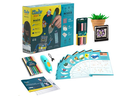 3Doodler 3D Pero Start+ Bundle + 147 náplní, 12 šablon, 9 karet aktivit, podložka