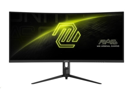 MSI LCD MAG 342CQR E2, 34" 3440x1440, VA, 180Hz, 4ms, VESA 75x75mm, N/A, Black