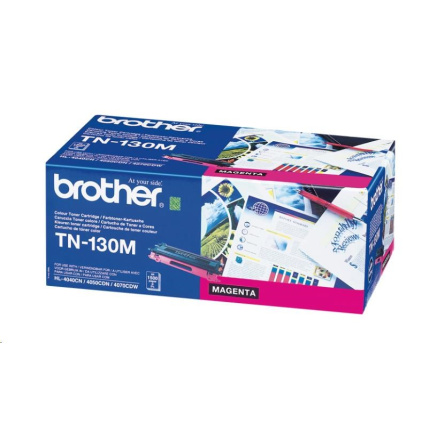 BROTHER Toner TN-130M purpurový pro HL-4040CN/4050DN/4070CW, DCP-9040C - cca 1500stran BROTHER Toner TN-130M purpurový pro HL-4040CN/4050DN/4070CW, DCP-9040C - cca 1500stran