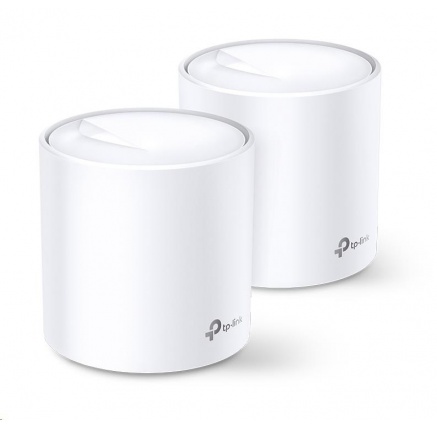TP-Link Deco X20(2-pack) WiFi6 Mesh (AX1800, 2,4GHz/5GHz, 2xGbELAN/WAN)