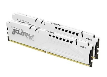 KINGSTON DIMM DDR5 32GB (Kit of 2) 6000MT/s CL36 FURY Beast Bílá EXPO