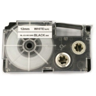 Xerox kompatibilní páska s Casio XR-12WE1, 12mm x 8m, černý tisk / bílý podklad - ALLPRINT