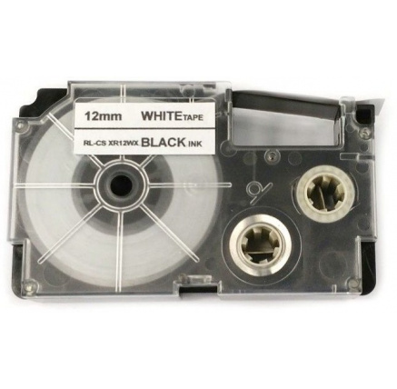 Xerox kompatibilní páska s Casio XR-12WE1, 12mm x 8m, černý tisk / bílý podklad - ALLPRINT Xerox kompatibilní páska s Casio XR-12WE1, 12mm x 8m, černý tisk / bílý podklad - ALLPRINT