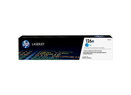 HP 126A Cyan LJ Toner Cart, CE311A (1,000 pages) HP 126A Cyan LJ Toner Cart, CE311A (1,000 pages)