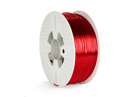 VERBATIM 3D Printer Filament PET-G 2.85mm, 123m, 1kg red transparent VERBATIM 3D Printer Filament PET-G 2.85mm, 123m, 1kg red transparent