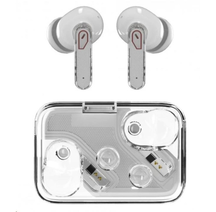 WG - Bluetooth sluchátka WG AirFlex 7, Star Trek, ANC + ENC, podpora Qi, bílá