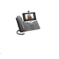 Cisco CP-8865-3PCC-K9=, VoIP telefon, 10line, 2x10/100/1000, 5" displej, Wi-Fi, kamera, Bluetooth, 2xUSB, PoE