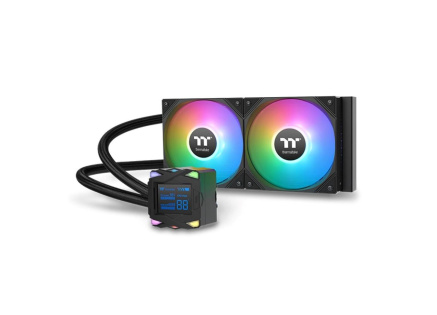 THERMALTAKE Vodní chladič LA240-S ARGB, 2x120mm ARGB, LGA1851, AM5, černá