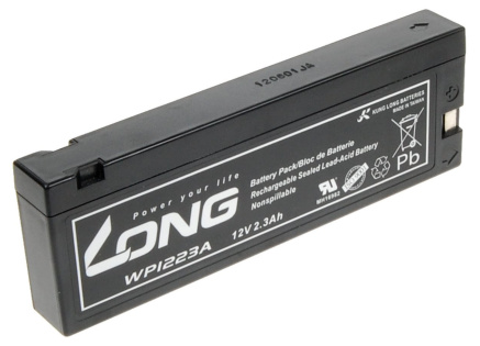 AVACOM Long WP1223A 12V 2,1Ah 25,2Wh olověný akumulátor pro profesionální videokamery a defibrilátory