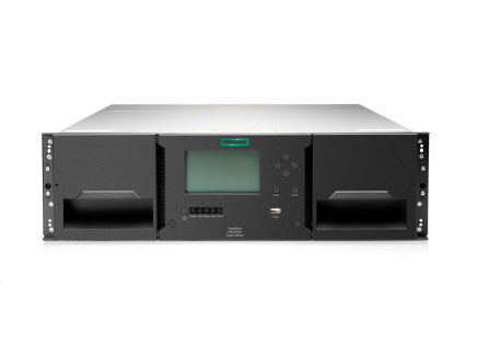 HPE Storage MSL3040 Tape Library 1x MSL LTO-9 Fibre Channel 20x LTO-9 45TB Data Cartridges