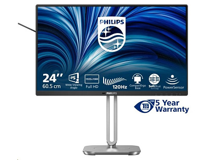 Philips MT 23,8" 24B2N4200 - 1920x1080,IPS,120Hz,D-Sub,HDMI,DP,USBhub,Repro,Pivot