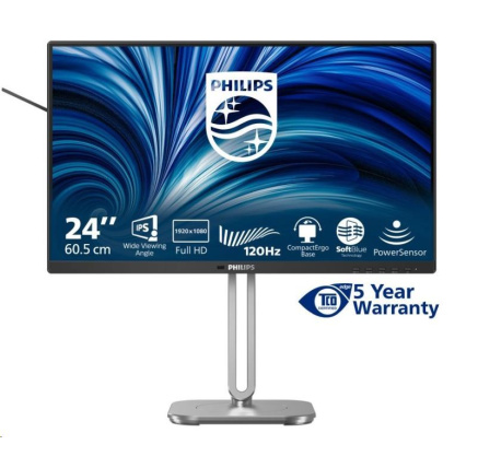 Philips MT 23,8" 24B2N4200 - 1920x1080,IPS,120Hz,D-Sub,HDMI,DP,USBhub,Repro,Pivot