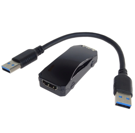 PremiumCord USB 3.0 adaptér na HDMI se zvukem, FULL HD 1080p PremiumCord USB 3.0 adaptér na HDMI se zvukem, FULL HD 1080p