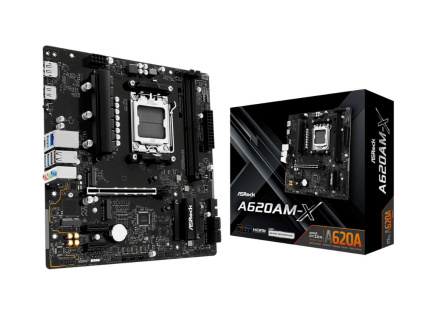 ASRock MB Sc AM5 A620AM-X, AMD A620A, 2xDDR5, 1xHDMI, 1xDP