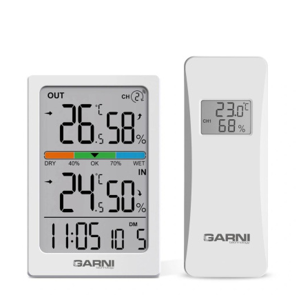GARNI 155TH - Bezdrátový digitální teploměr s vlhkoměrem