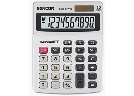Sencor kalkulačka SEC 377/ 10 Sencor kalkulačka SEC 377/ 10