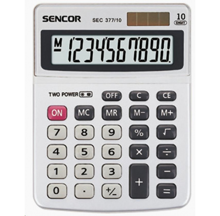 Sencor kalkulačka  SEC 377/ 10