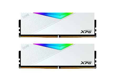 ADATA XPG DIMM DDR5 32GB (Kit of 2) 7200MT/s CL34 Lancer RGB, Bílá