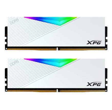 ADATA XPG DIMM DDR5 32GB (Kit of 2) 7200MT/s CL34 Lancer RGB, Bílá ADATA XPG DIMM DDR5 32GB (Kit of 2) 7200MT/s CL34 Lancer RGB, Bílá