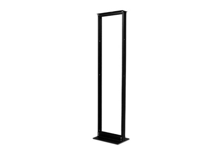 APC NetShelter 2 Post Rack 45U #12-24 Threaded Holes Black
