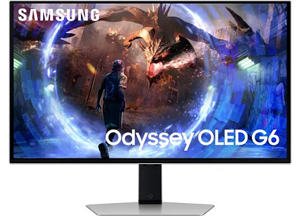 SAMSUNG MT LED LCD 27" Odyssey OLED G6 (G60SD), QD OLED QHD, Rovný, 360Hz, 0,03ms, HDR 10+ Gaming SAMSUNG MT LED LCD 27" Odyssey OLED G6 (G60SD), QD OLED QHD, Rovný, 360Hz, 0,03ms, HDR 10+ Gaming