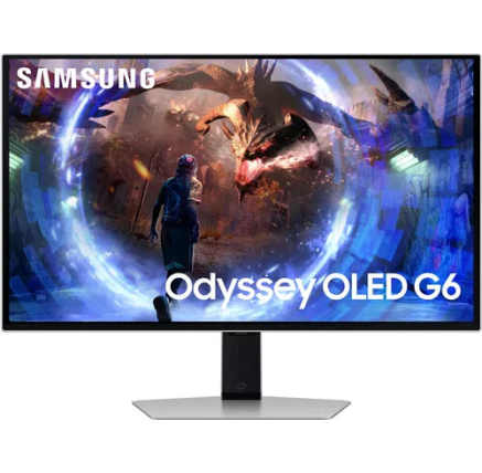 SAMSUNG MT LED LCD 27" Odyssey OLED G6 (G60SD), QD OLED QHD, Rovný, 360Hz, 0,03ms, HDR 10+ Gaming