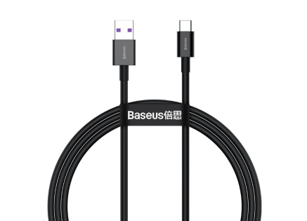 Baseus Superior Series rychlonabíjecí kabel USB/Type-C 66W 1m černá