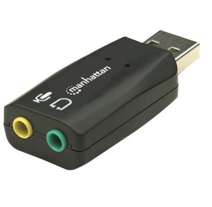 MANHATTAN Zvuková karta USB 3-D Sound Adapter
