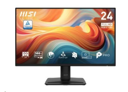 MSI LCD PRO MP242 E14A, 23.8", 1920x1080, IPS, 4 ms, VESA 100x100, Black