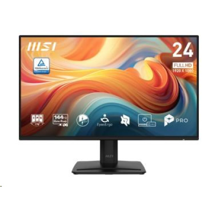 MSI LCD PRO MP242 E14A, 23.8", 1920x1080, IPS, 4 ms, VESA 100x100, Black