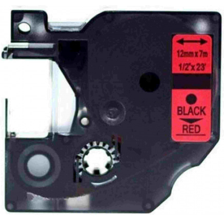 Xerox kompatibilní páska s DYMO, 45017 S0720570, 12mm x 7m, černý tisk / červený podklad, D1 - ALLPRINT Xerox kompatibilní páska s DYMO, 45017 S0720570, 12mm x 7m, černý tisk / červený podklad, D1 - ALLPRINT