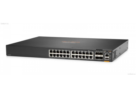 HPE Aruba Networking CX 6300F 24-port 1GbE and 4-port SFP56 Switch