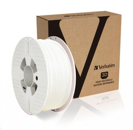 VERBATIM 3D Printer Filament PLA 1.75mm, 335m, 1kg white (OLD PN 55268)