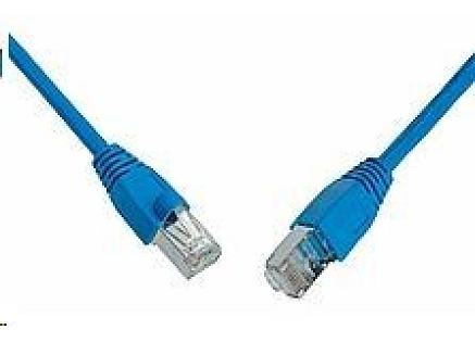 Solarix Patch kabel CAT5E SFTP PVC 3m modrý snag-proof C5E-315BU-3MB