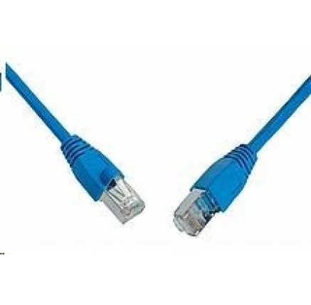 Solarix Patch kabel CAT5E SFTP PVC 3m modrý snag-proof C5E-315BU-3MB