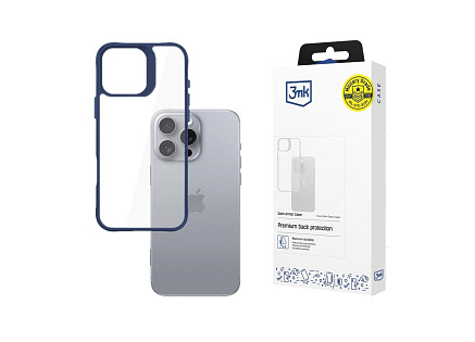 3mk ochranný kryt Satin Armor Case+ Blue pro Apple iPhone 16 Pro Max